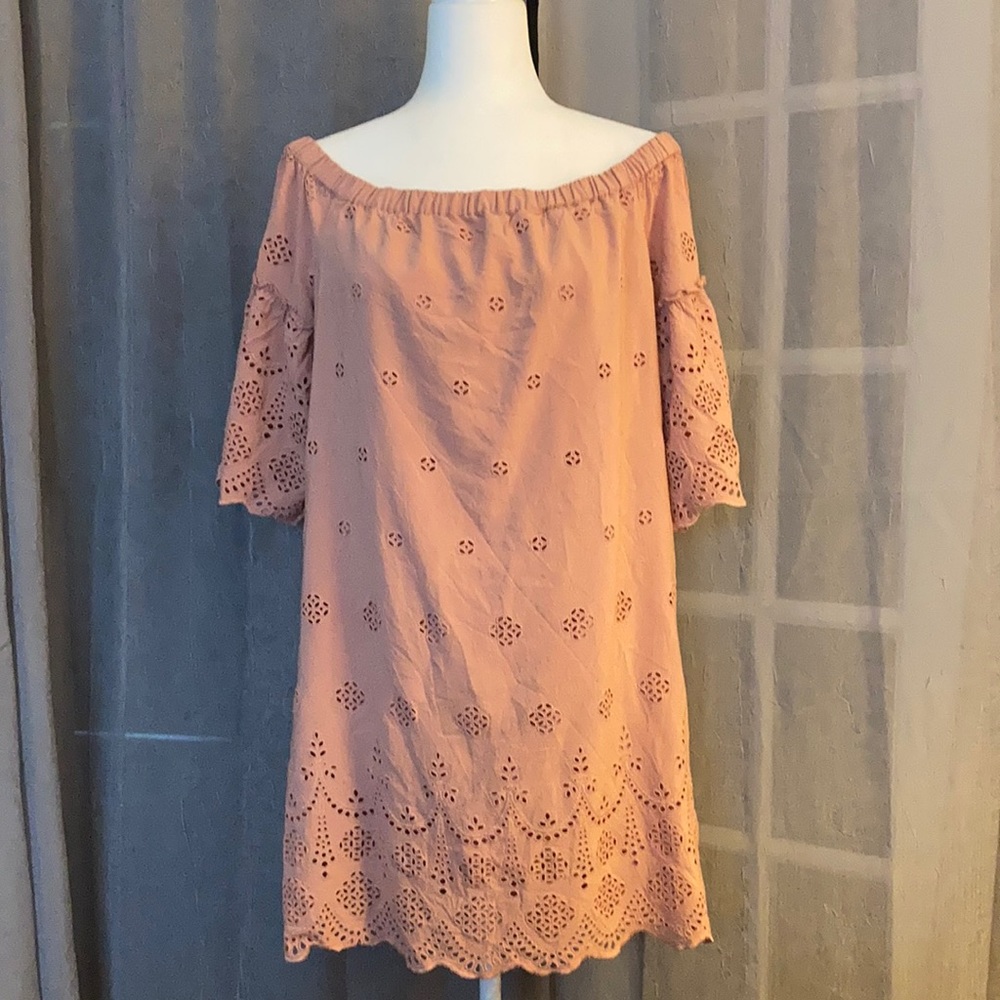 Madewell lined eyelet dress